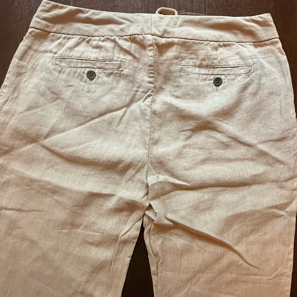 Lucky Brand 🍀 Linen Drawstring Pants (M) - Picture 6 of 8